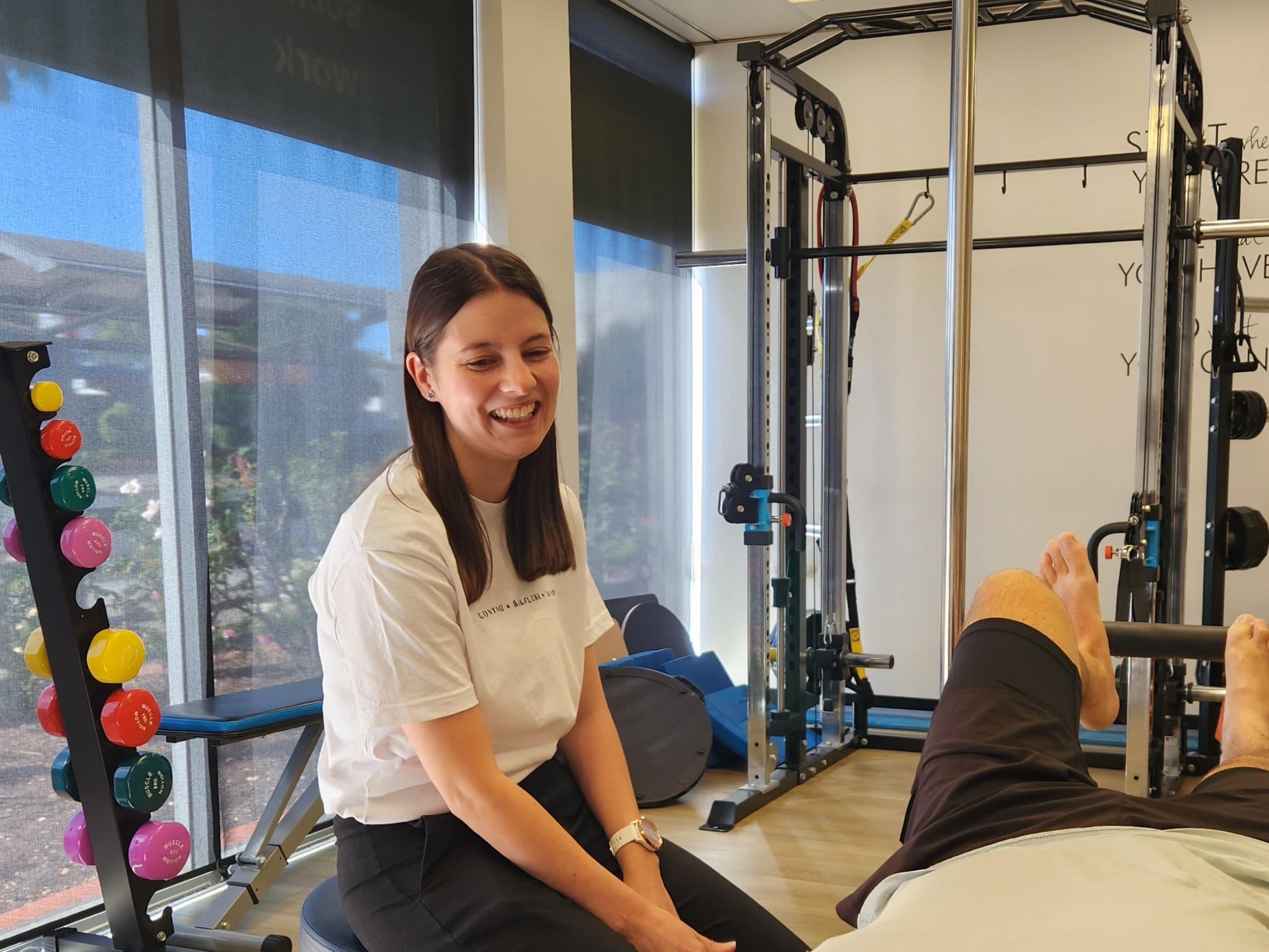 Jasmin, Exercise Physiologist Ella Matheson